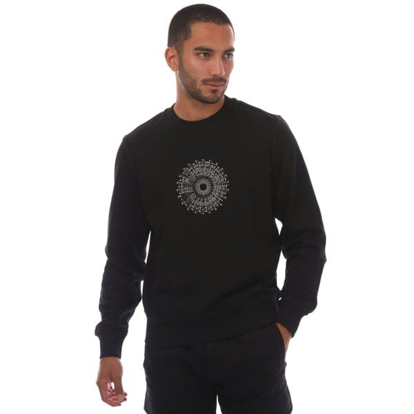Diesel Mens S-Ginn-K41 Sweatshirt - Black