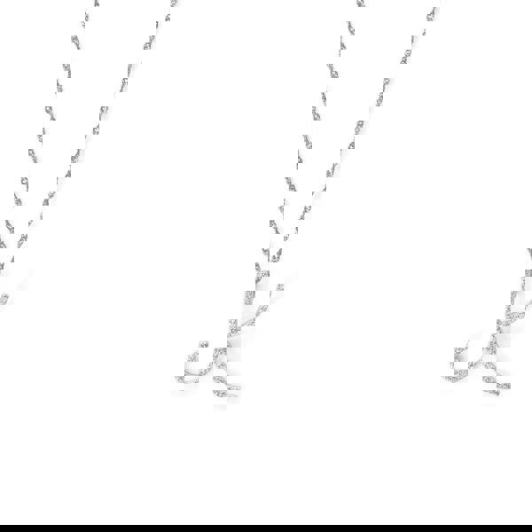 Say It With Luxe CZ Initial Necklace - Sterling Silver