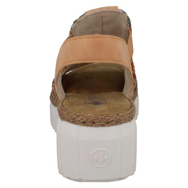 Rieker Ladies Rieker Antistress Woven Wedge Sandals 69172
