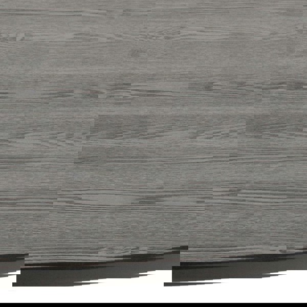 Furniture To Go Ibiza Round Dining Table with Black Ash Top and Matt Black Base