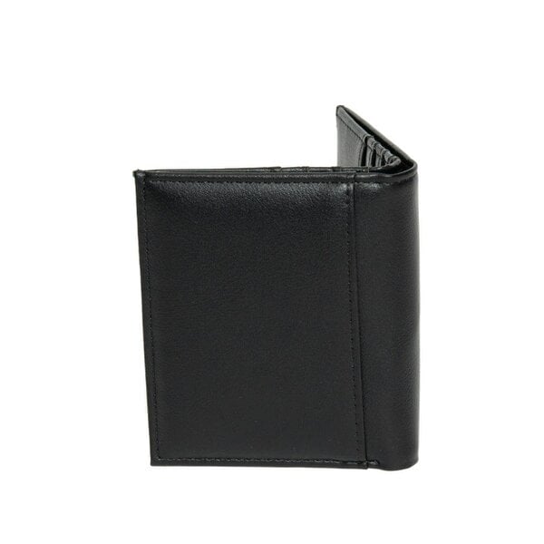 PU Leather Wallet - Modern Design with 8 Card Slots, Central Coin Compartment for Men