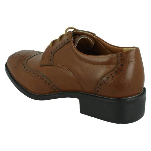 Spot On Boys Spot On Low Heel Lace Up Brogue School Shoes N1156