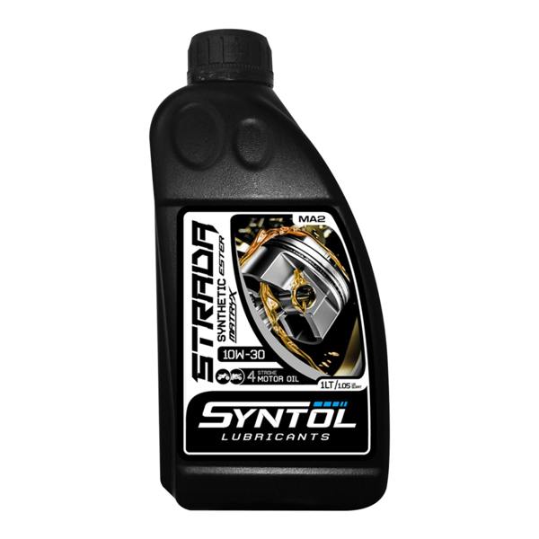 Syntol Strada 10W-30 4T Fully Synthetic Motorcycle Engine Oil Jaso MA2