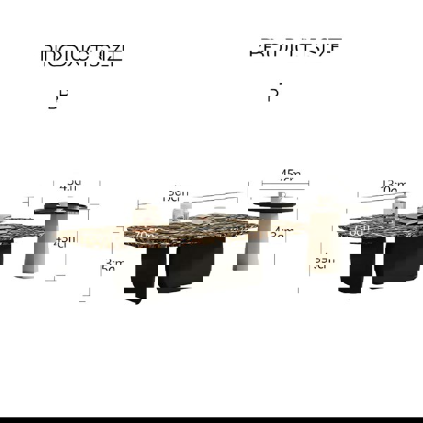 Hughes Nesting Coffee Table Set, Wood-Rit Concept-Option 1-Rit Concept