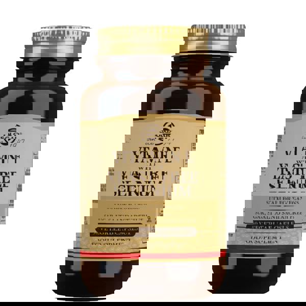 Solgar Vitamins Vitamin E with Yeast Free Selenium Vegetable Capsules x 50