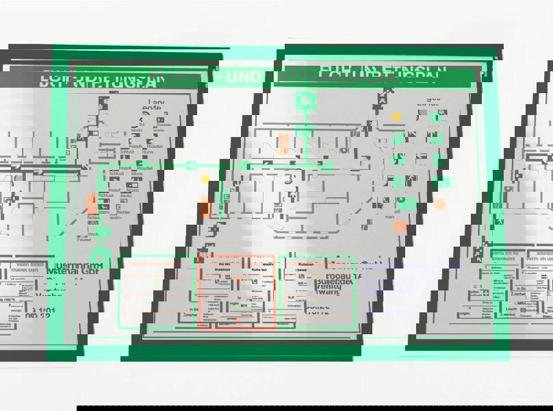 Durable DURAFRAME Self Adhesive Magnetic Signage Frame | 2 Pack | A3 Green