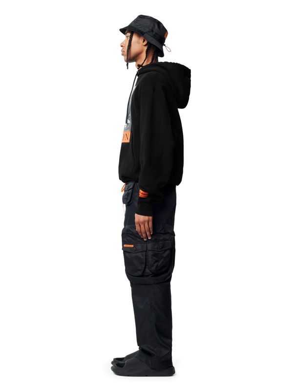 Heron Preston Boxed Heron Logo Hoodie - Black