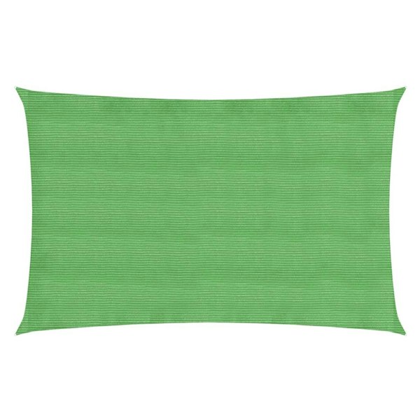 Berkfield Sunshade Sail 160 g/m�__ Light Green 4x7 m HDPE