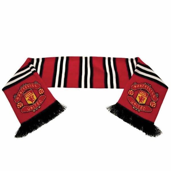 Manchester United FC Home Stripe Scarf, Clothing Accessories, Sports, Gift