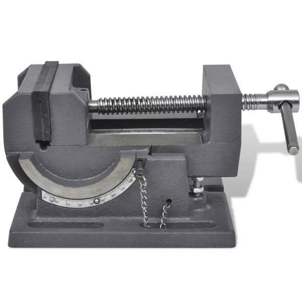 Berkfield Manually Operated Tilting Drill Press Vice 110 mm