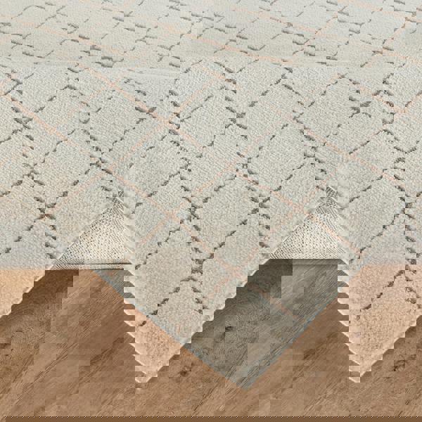 Livabliss Our Pnw Home Cascade-Modern Ivory Brown Graphic High Pile Rug