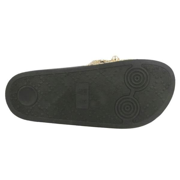 Spot On Ladies Spot On Beaded Slider Mules