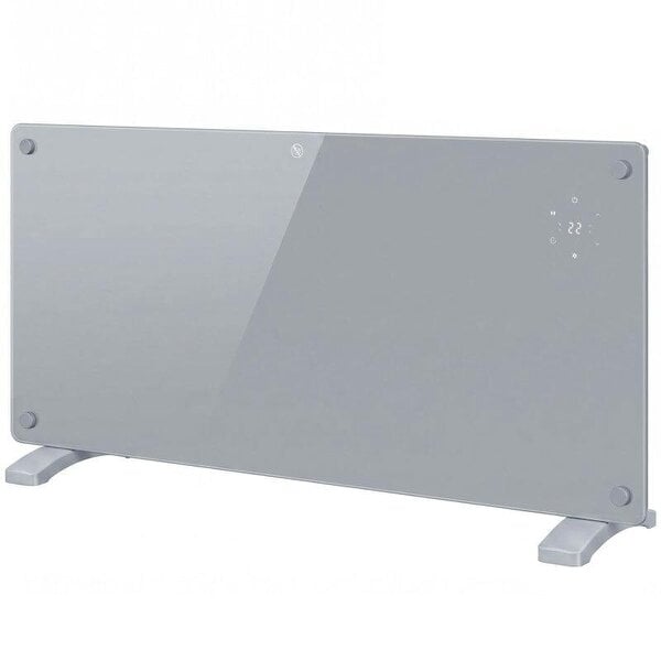 Bobobiy 2000W Smart Panel Heater Wall Mounted & Freestanding, Electric Heater with Weekly Timer, Open Window & Anti-Frost, Grey