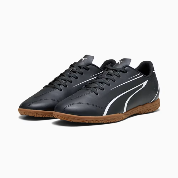 Puma Mens Vitoria Indoor Football Trainers - Black/White