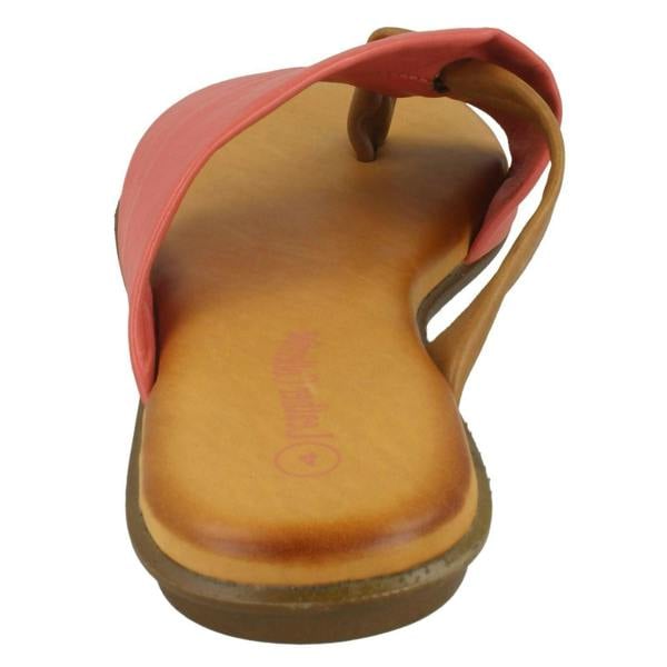 Leather Collection Ladies Leather Collection Toepost Sandals