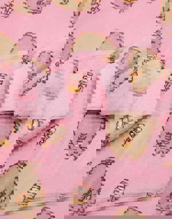 Pusheen Girls Pink Food AOP Blanket Hoodie (One Size)