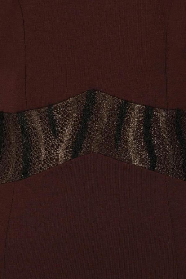 HotSquash Lace Sleeve Keyhole Detail Dress