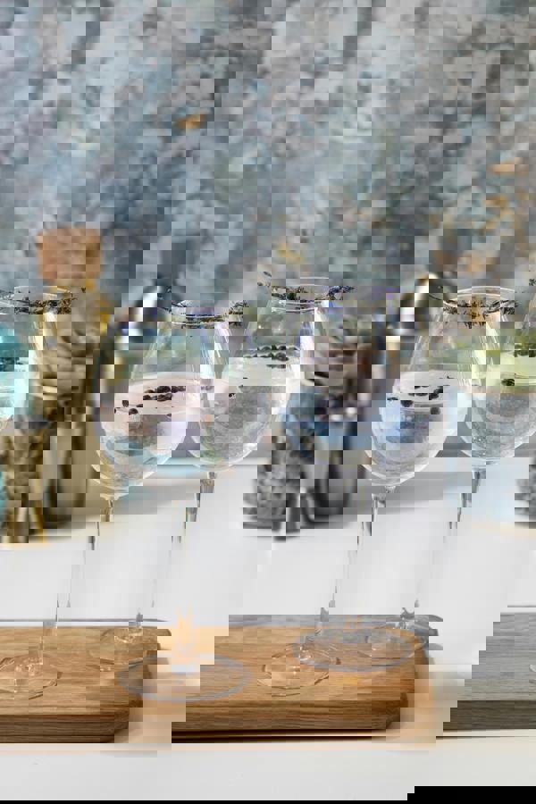 BarCraft Iridescent Gin Glasses, Set of 2, 500ml