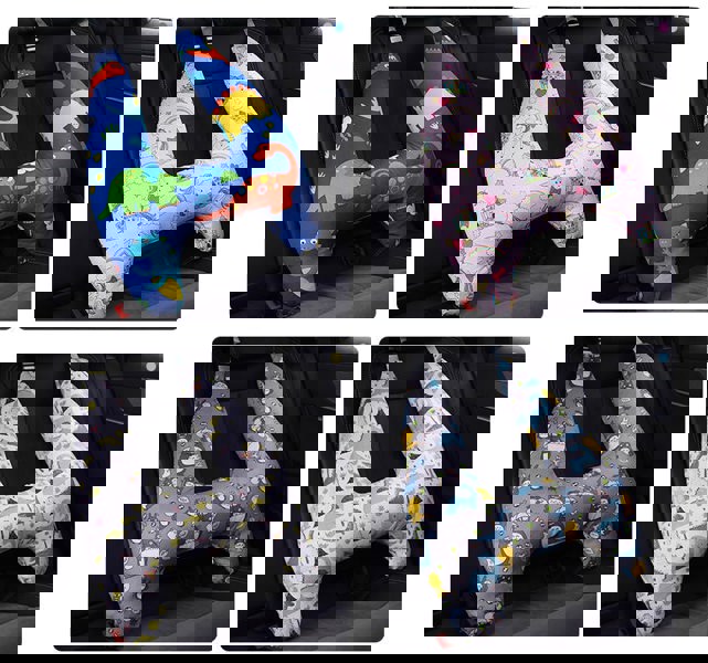 anycoplus Anypillow Car Travel Pillow UShape Animal Forest Pattern Kids Cushion Seat