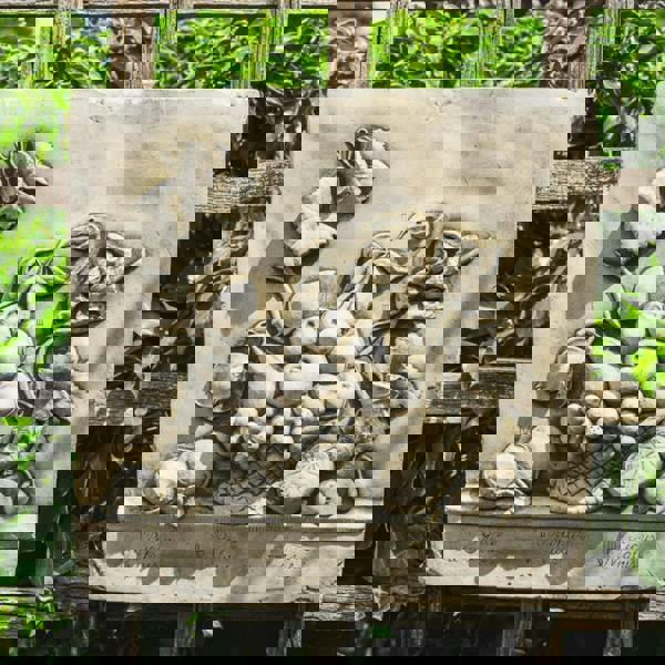 Stone Cast Fruit design Wall Plaque