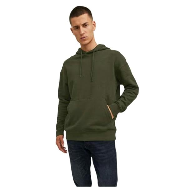 Jack And Jones Mens Regular Drawstring Hoodie - Rosin - 