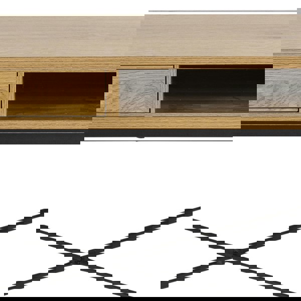 Furniture To Go Seaford Office Desk with 1 Drawer in Oak