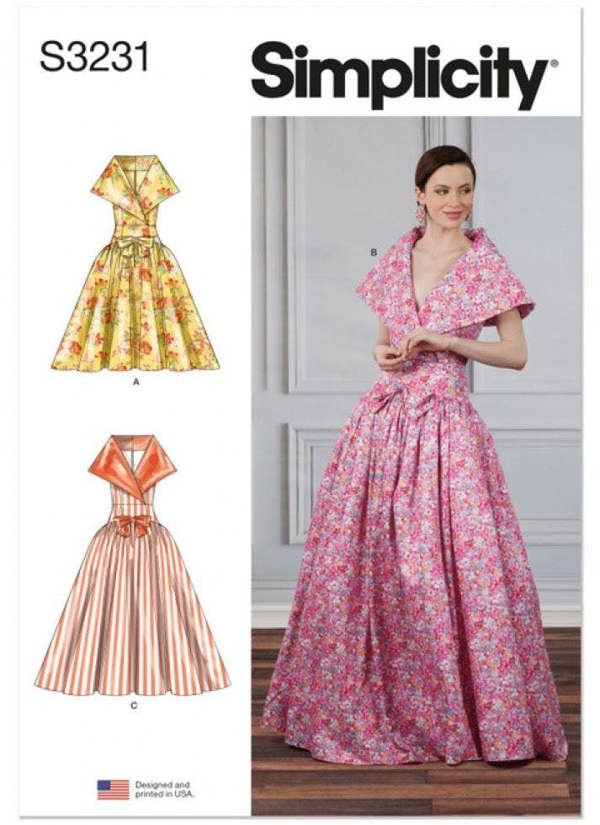 Simplicity Sewing Pattern 3231, Dresses for Women, H5 (6-8-10-12-14) - Intermediate