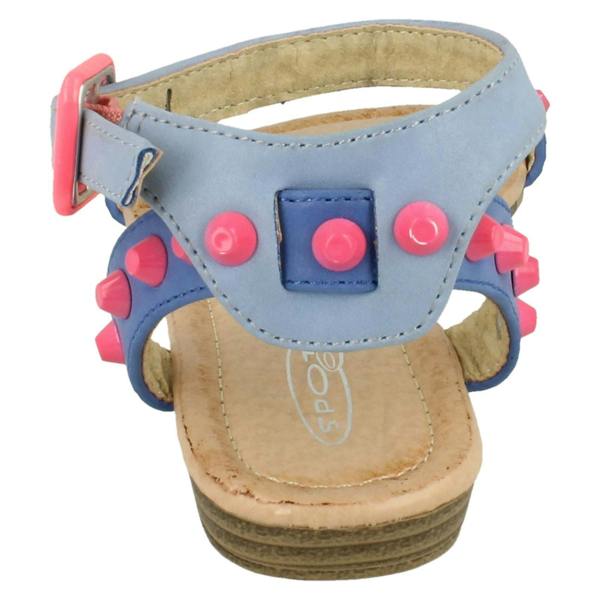Spot On Girls Spot On Flat Ankle Strap Sandal H0116