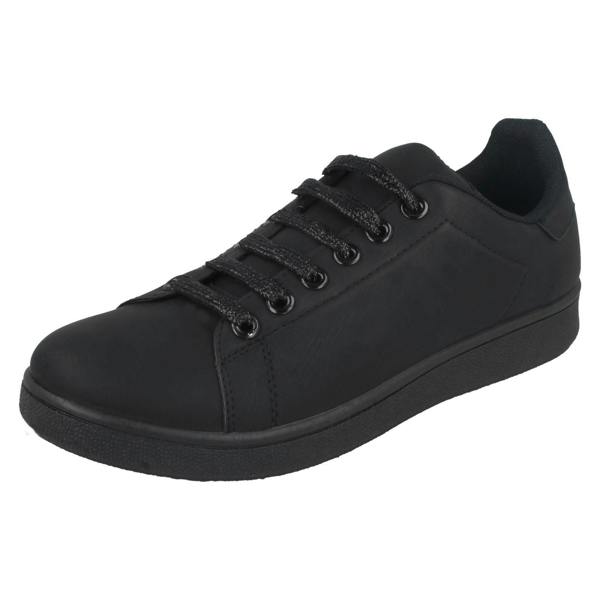 Spot On Ladies Spot On Flat Lace Up Pumps F80267