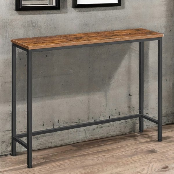 Rafaelo Mobilia Industrial Rustic 100CM Wide Console Table