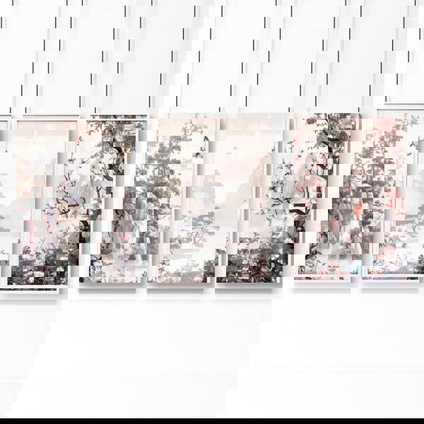 Living Room Picture Wall | Set of 3 Chinoiserie Wall art Prints