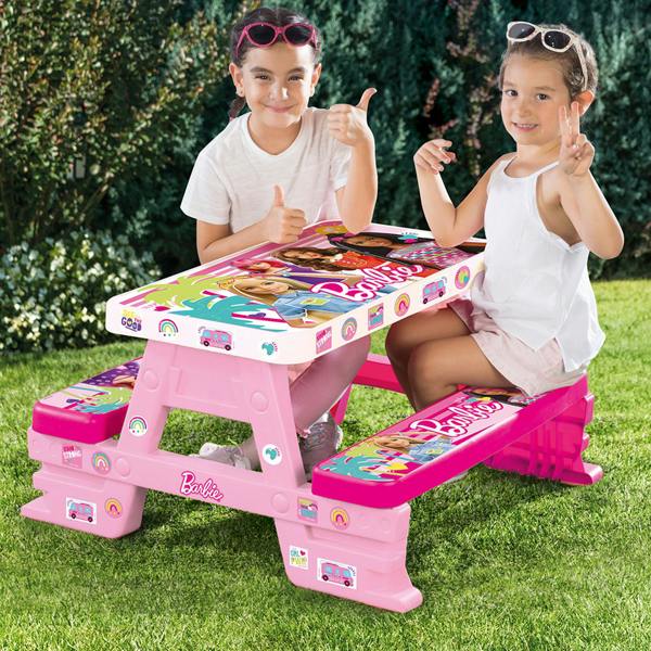 Dolu Barbie Picnic Children's Table - Pink