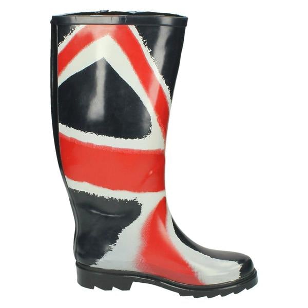 Spot On Ladies Spot On Union Flag Print Wellington Boots