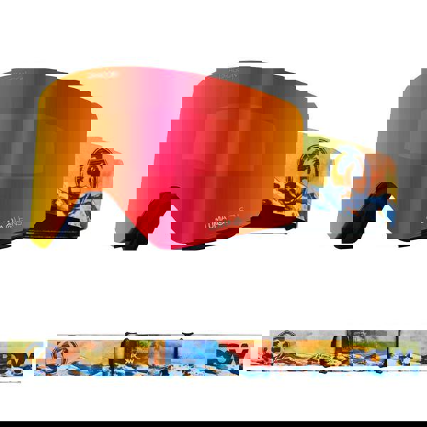 Dragon R1 OTG - Pow Collab 2025 with Lumalens Red Ionized & Lumalens Flash Blue Lens