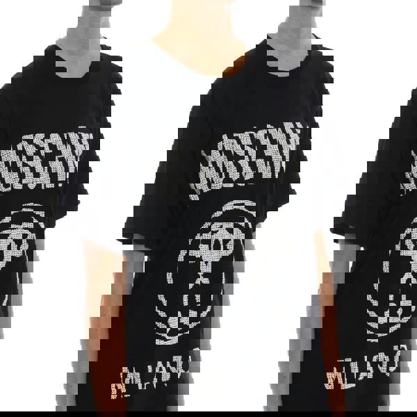 MOSCHINO 202EA07105540 1555 BLACK T-SHIRT FEMALE XXS