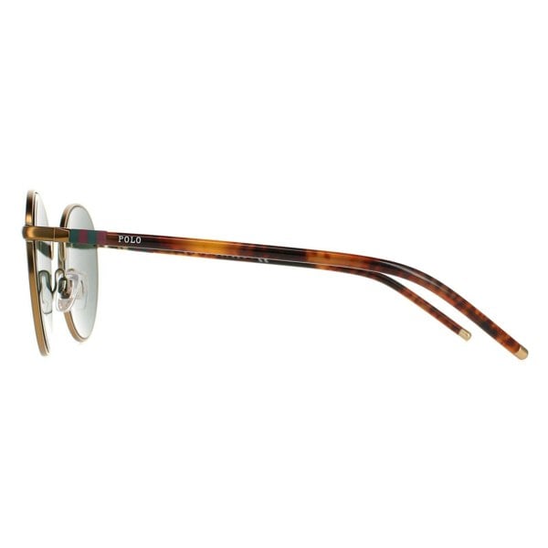Polo Ralph Lauren Sunglasses PH3133 932471 Semi Shiny Brass Green