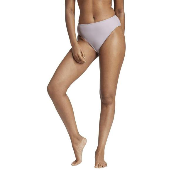 Adidas Womens/Ladies Icons High Waist Bikini Bottoms - Purple - 