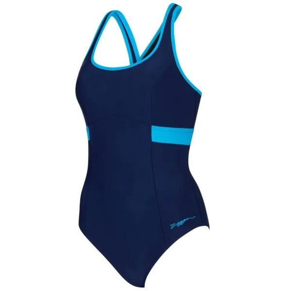 Zoggs Seaside Dakota Crossback Swimsuit - Navy Blue