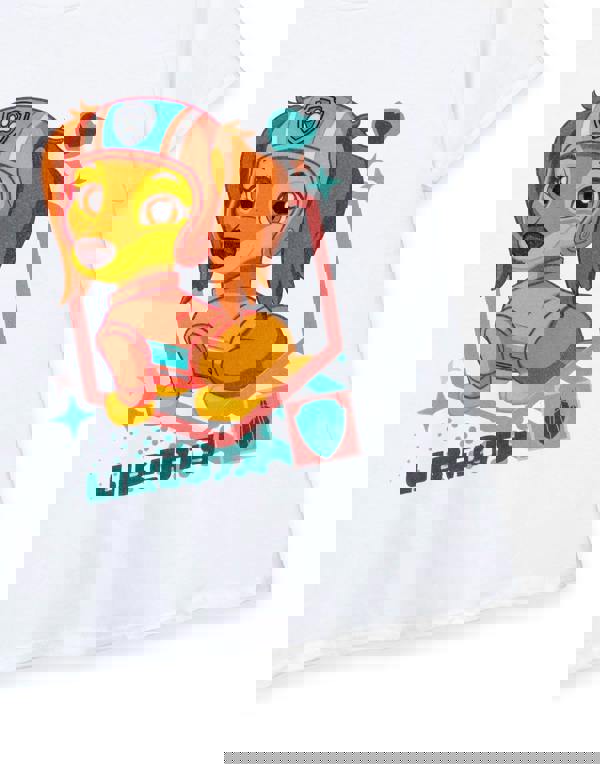 Paw Patrol Girls White Liberty Short Sleeved T-Shirt