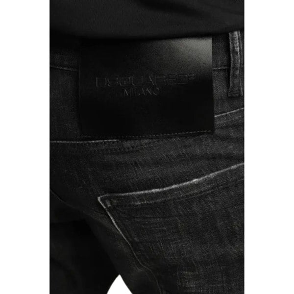 DSQUARED2 S71LB1047 S30357 SEXY TWIST JEAN 900 BLACK JEANS Mens 46