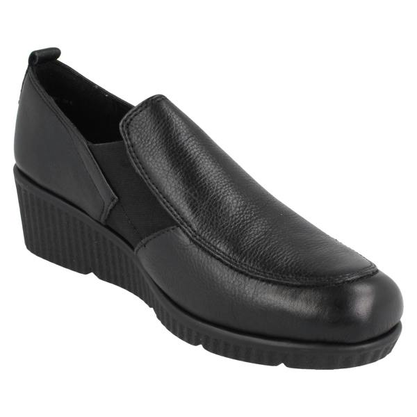 Van Dal Ladies Van Dal Wedge Slip On Shoes Hattie