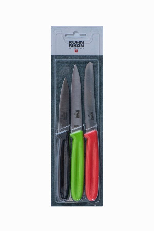 Kuhn Rikon Swiss Culinary Knife Set 3pc