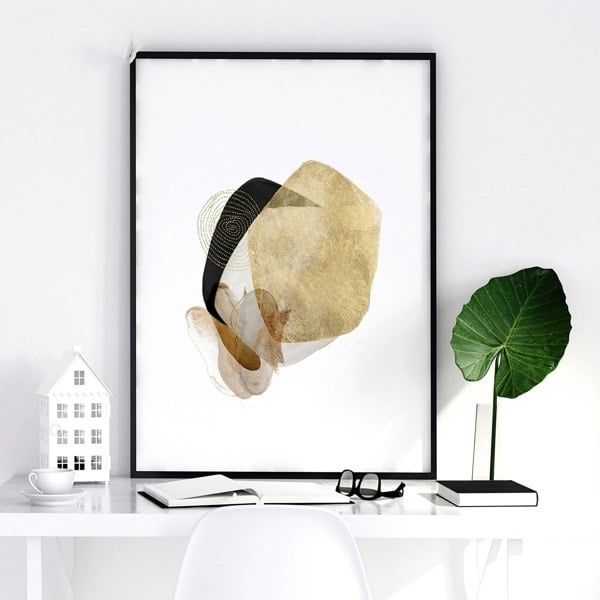 Abstract wall art for office | set of 3 wall art prints