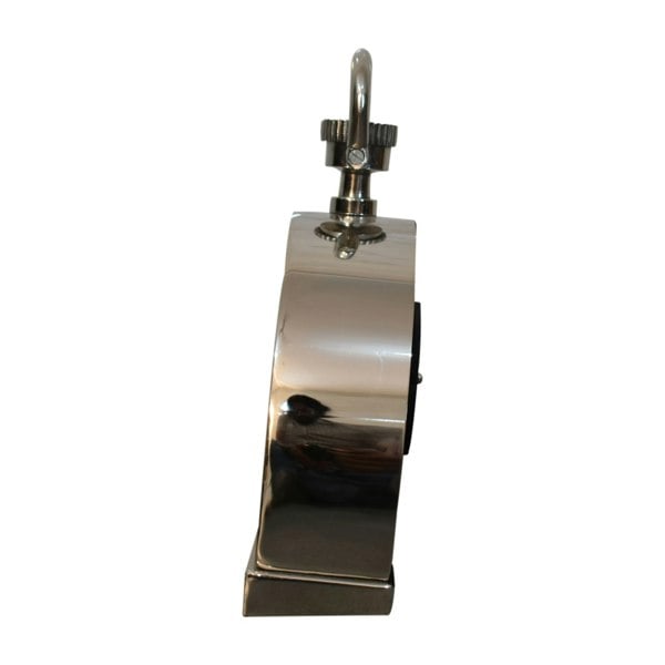 Artisan Furniture Black and Chrome Table Clock