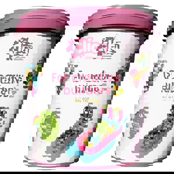 Clics Bucket 8 in 1 Glitter Click and Play 175 PIeces