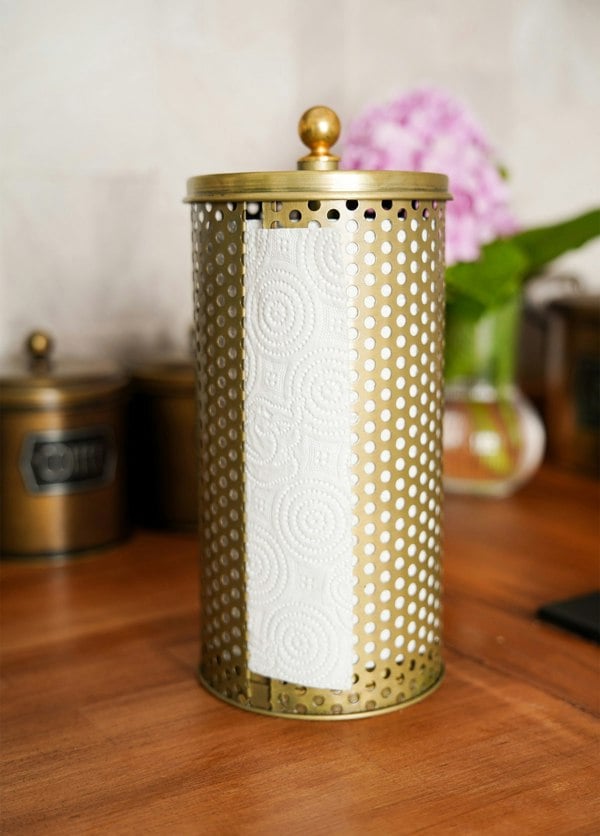 Rozi Gold Paper Towel Holder