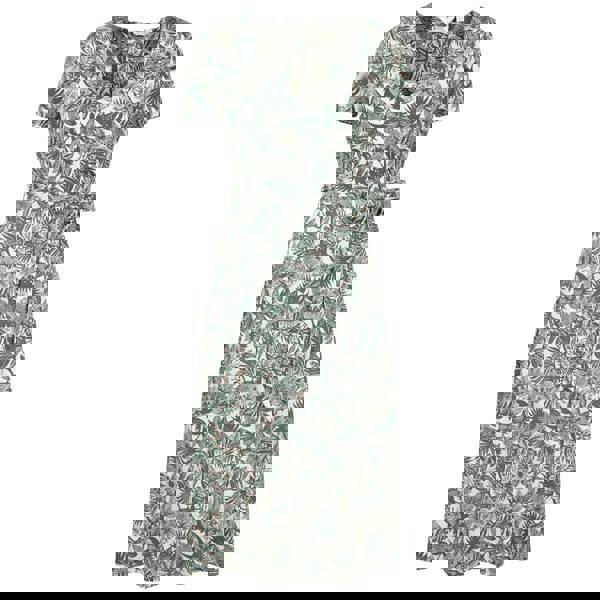 Mountain Warehouse Womens/Ladies Santorini Floral Wrap Midi Dress - Khaki Green