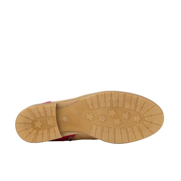 Embassy London Hatter - Pink & Gold Stripes - Women's Leather Ankle Lace-up Boot