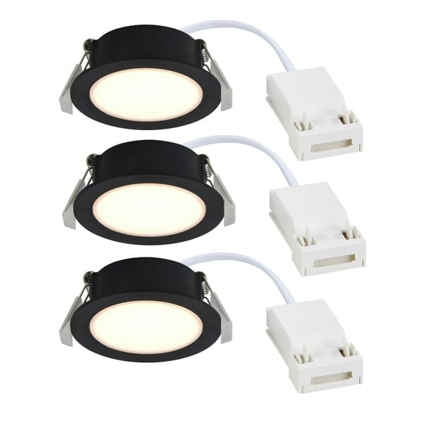 Nordlux Olea 3-Kit | Downlight | Black