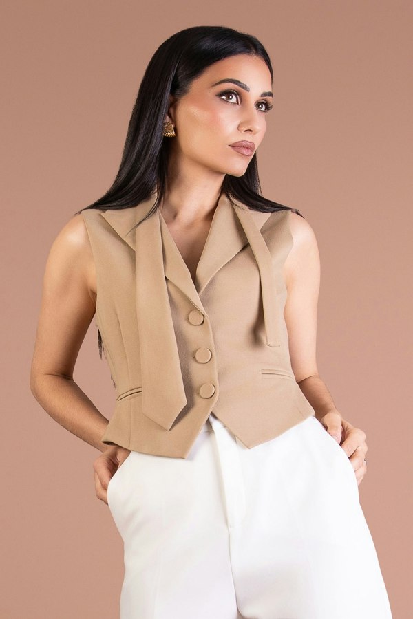 BALOU WOMENS TAILORED WAISTCOAT